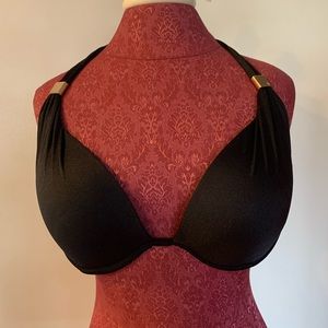 Victoria’s Secret black and gold bikini top 36DD